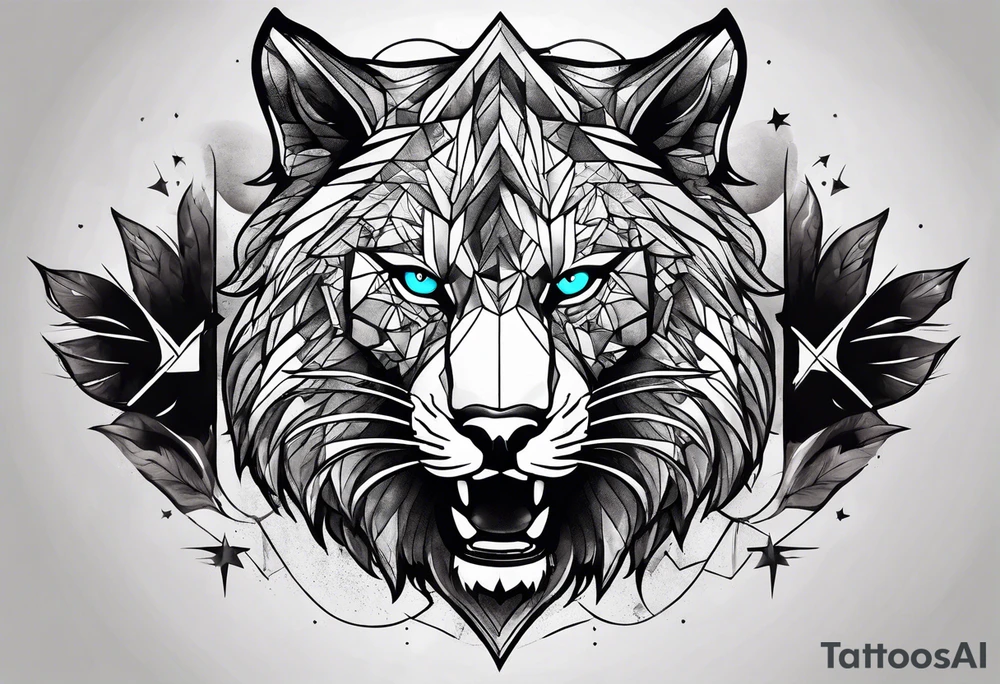 Alpha group of animals tattoo idea