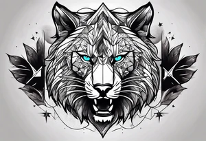Alpha group of animals tattoo idea