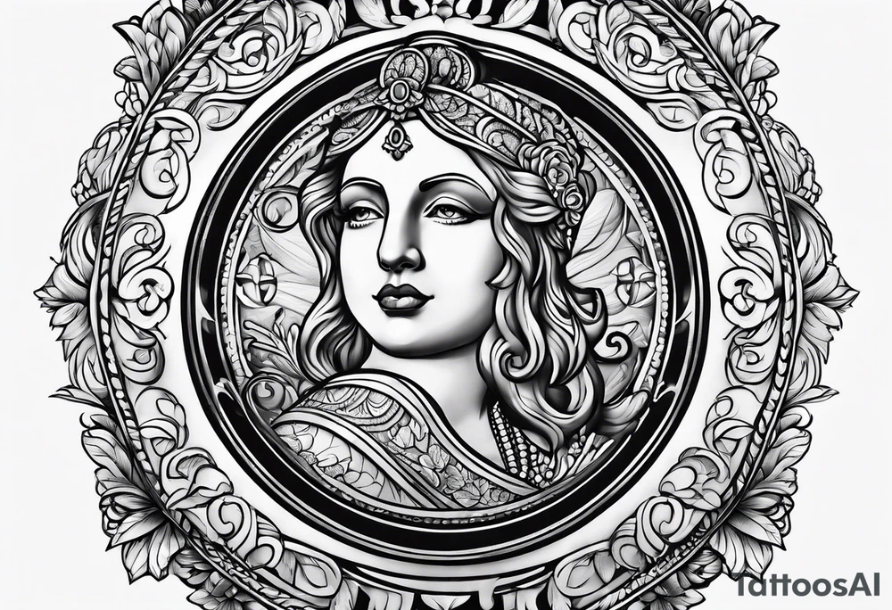 Lucky penny tattoo idea