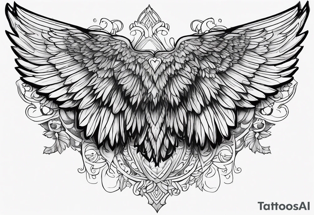 wings tattoo idea
