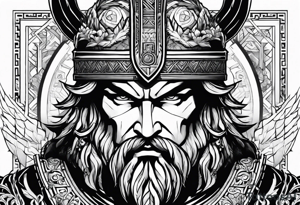 greek god ares tattoo idea