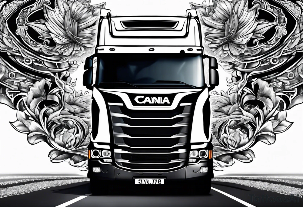 Scania v8 tattoo idea