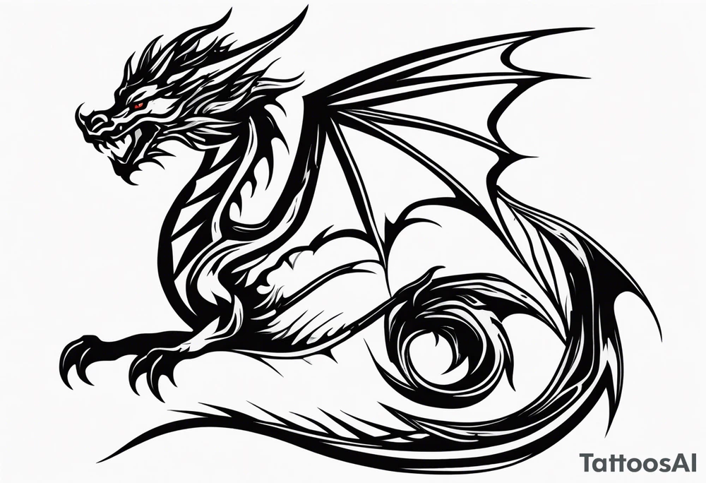 Dragon tattoo idea