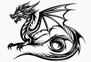 Dragon tattoo idea