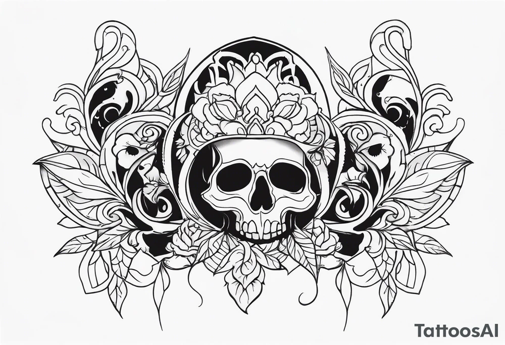 Dead parent dedication tattoo idea