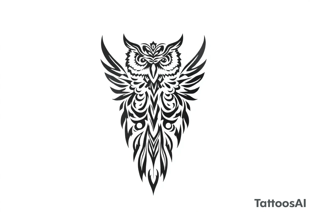 Owl tattoo idea