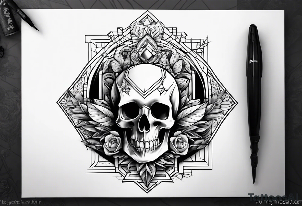 Life to death sleeve tattoo idea