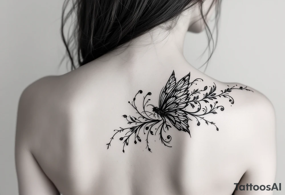 Unendlichkeitsschleife aud Flügel tattoo idea