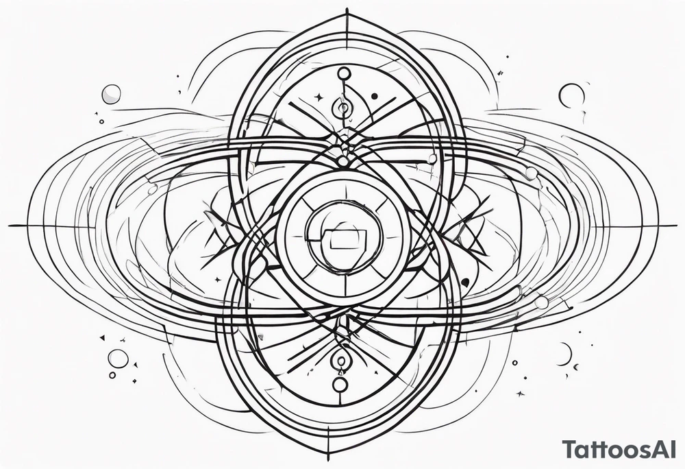 quantum physics meet god tattoo idea