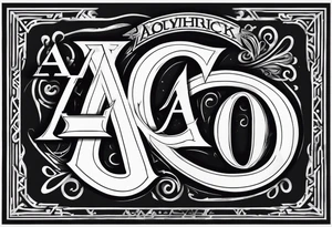 A banner that reads AO..BUSHWICK .HAH tattoo idea