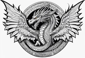 Winged dragon of Ra. tattoo idea