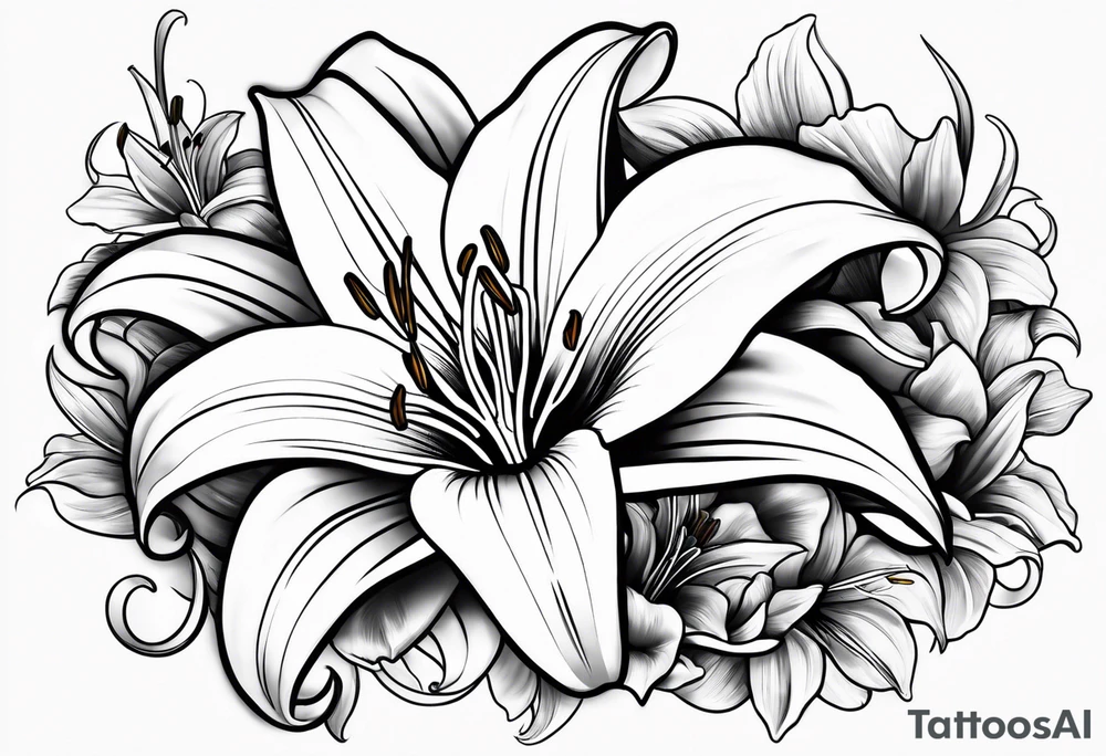 Lily name tattoo idea