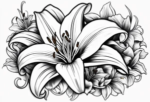 Lily name tattoo idea