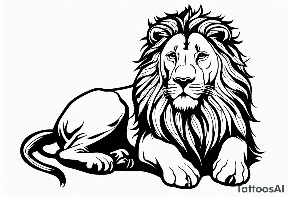 Lion of judah tattoo idea