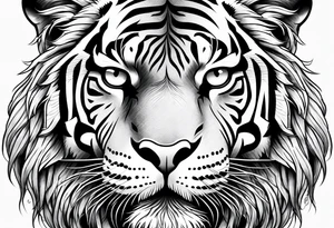 Tiger tattoo idea