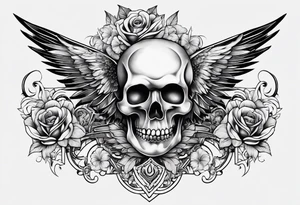 Chest piece tattoo idea