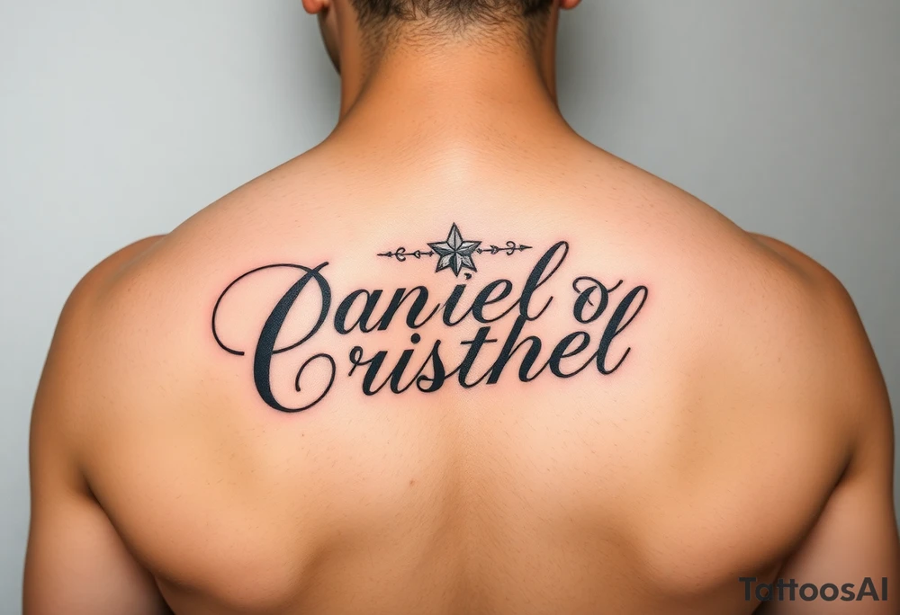Name tattoo of Daniella , Adrian , Cristhell tattoo idea