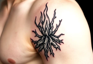 fire in a roots prison tattoo idea