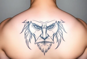 Winter face tattoo idea
