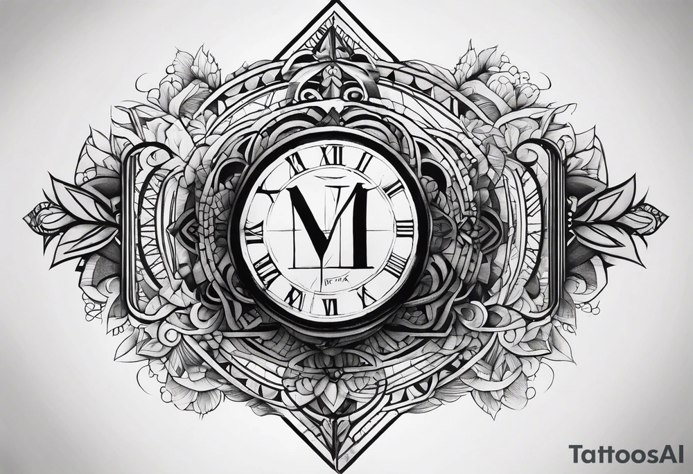MMIV roman numeral birth date very small forearm stylish tattoo tattoo idea
