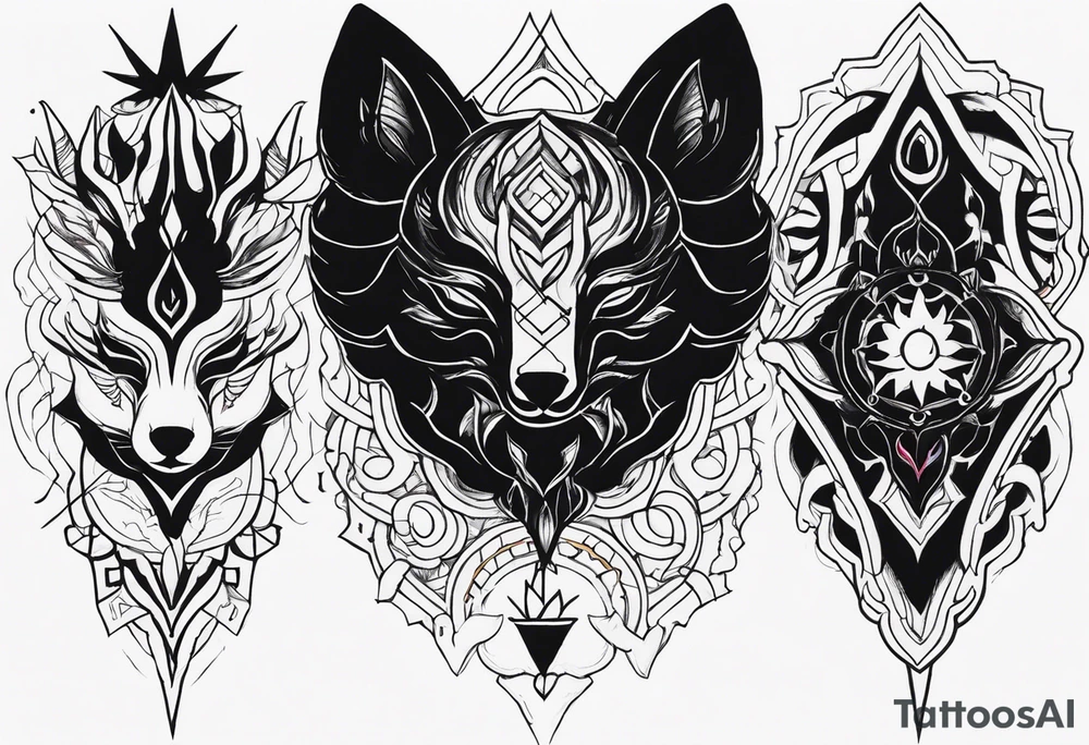 Sleep token trilogy of trauma tattoo idea