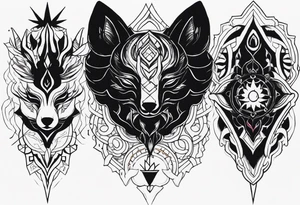 Sleep token trilogy of trauma tattoo idea