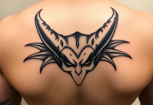 Disney villains represented with ears tattoo idea