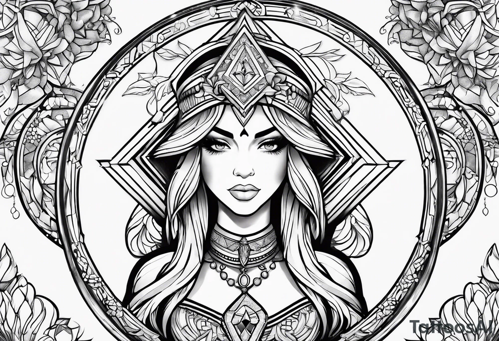 emani, sagittarius, faith, strong tattoo idea