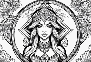 emani, sagittarius, faith, strong tattoo idea