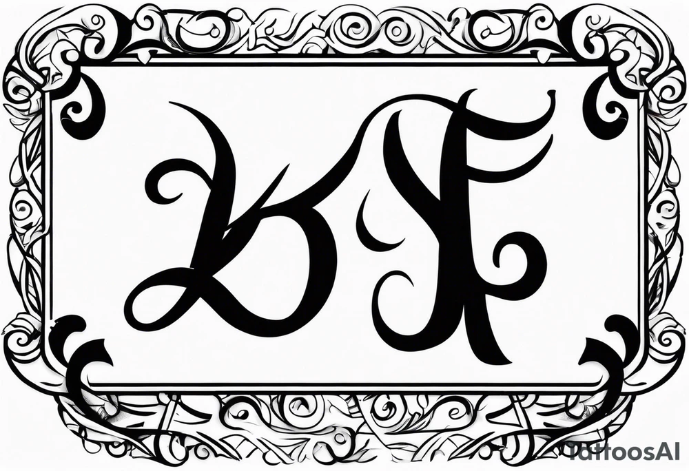 “KYDF” with a dick tattoo idea