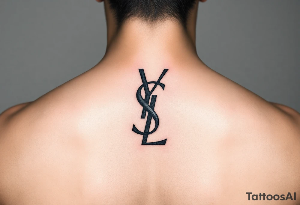 YSL logo tattoo idea