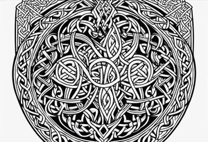 Celtic Viking sleeve tattoo tattoo idea