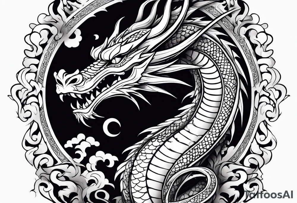 Dragon tattoo idea