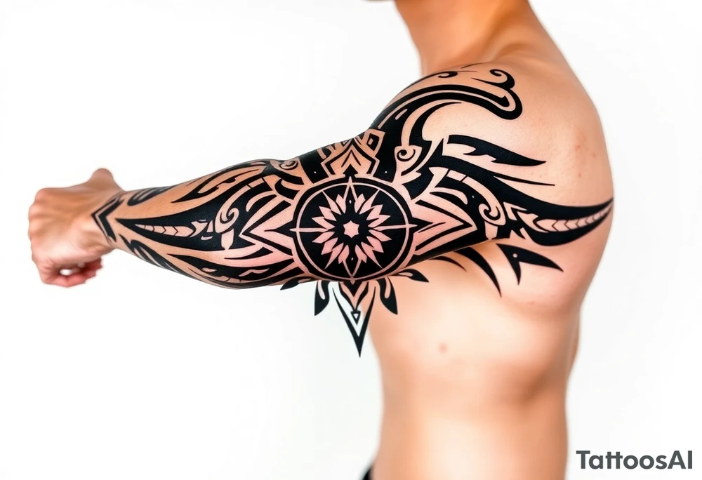Somoan tribal women leg tattoo tattoo idea