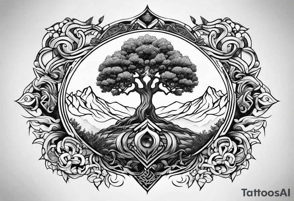 Yggdrasil tattoo idea