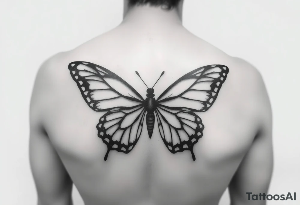 Aizen butterfly tattoo idea