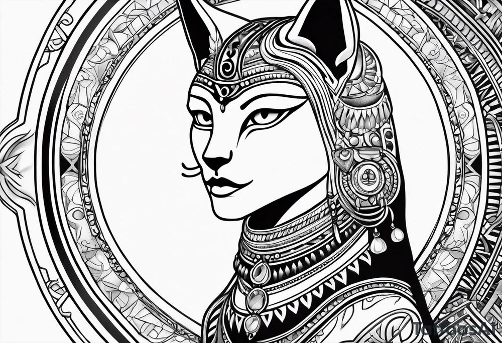 Bastet tattoo idea