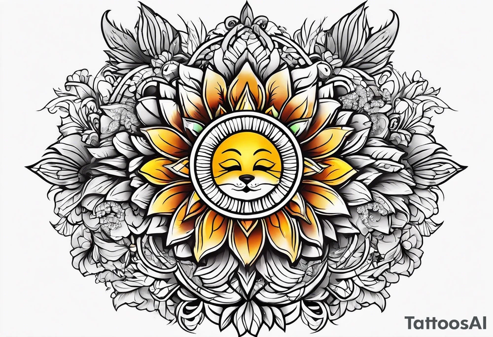 Sunshine tattoo idea