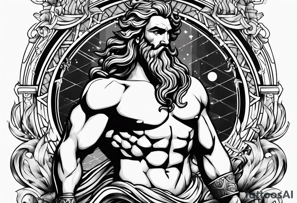 Poseidon tattoo idea