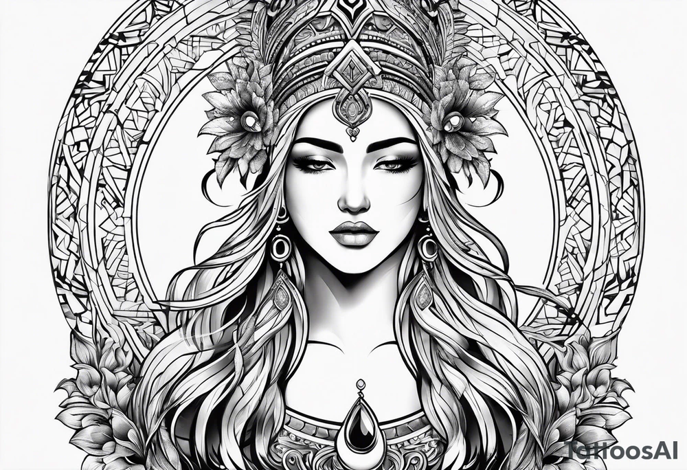 virgo zodiac tattoo idea