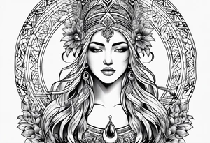 virgo zodiac tattoo idea