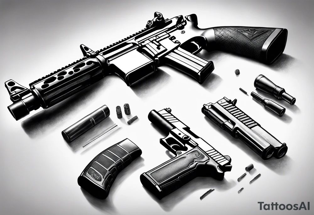 Ar 15 tattoo idea