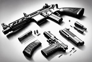 Ar 15 tattoo idea