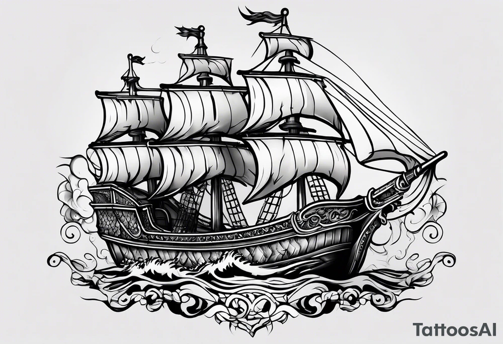 Drakkar tattoo idea