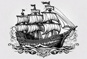 Drakkar tattoo idea
