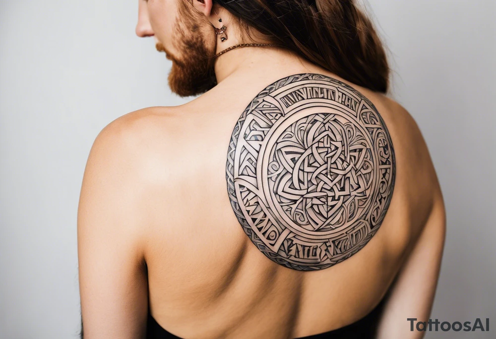 Viking prayer tattoo idea