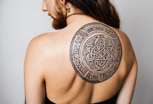 Viking prayer tattoo idea