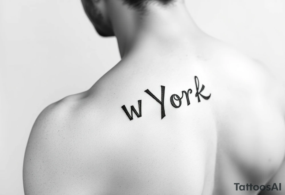 New York arm tattoo tattoo idea