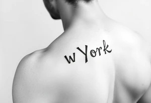 New York arm tattoo tattoo idea
