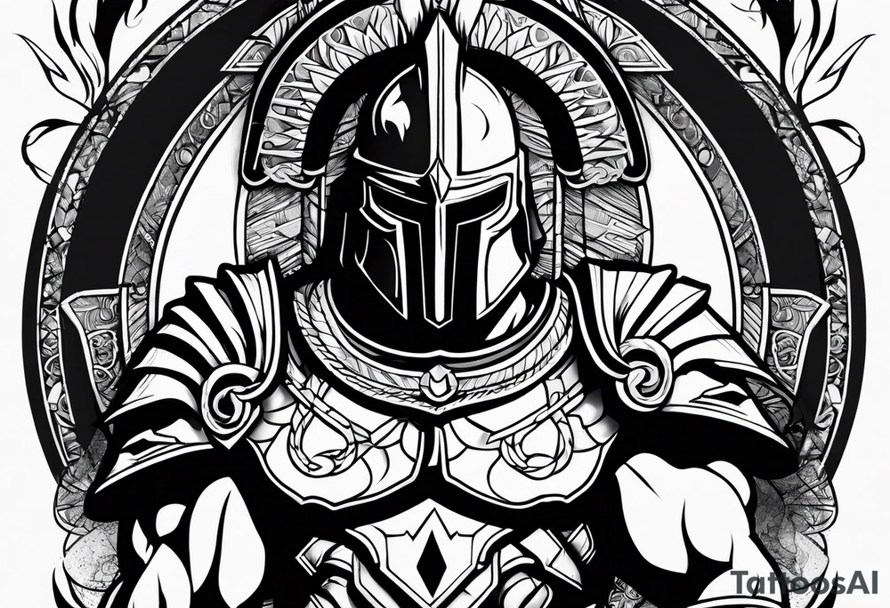 Spartan tattoo idea